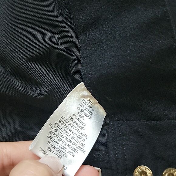 JM Collection Dress Pants Sz 14 Black High Rise 28.5" Inseam - Picture 4 of 7